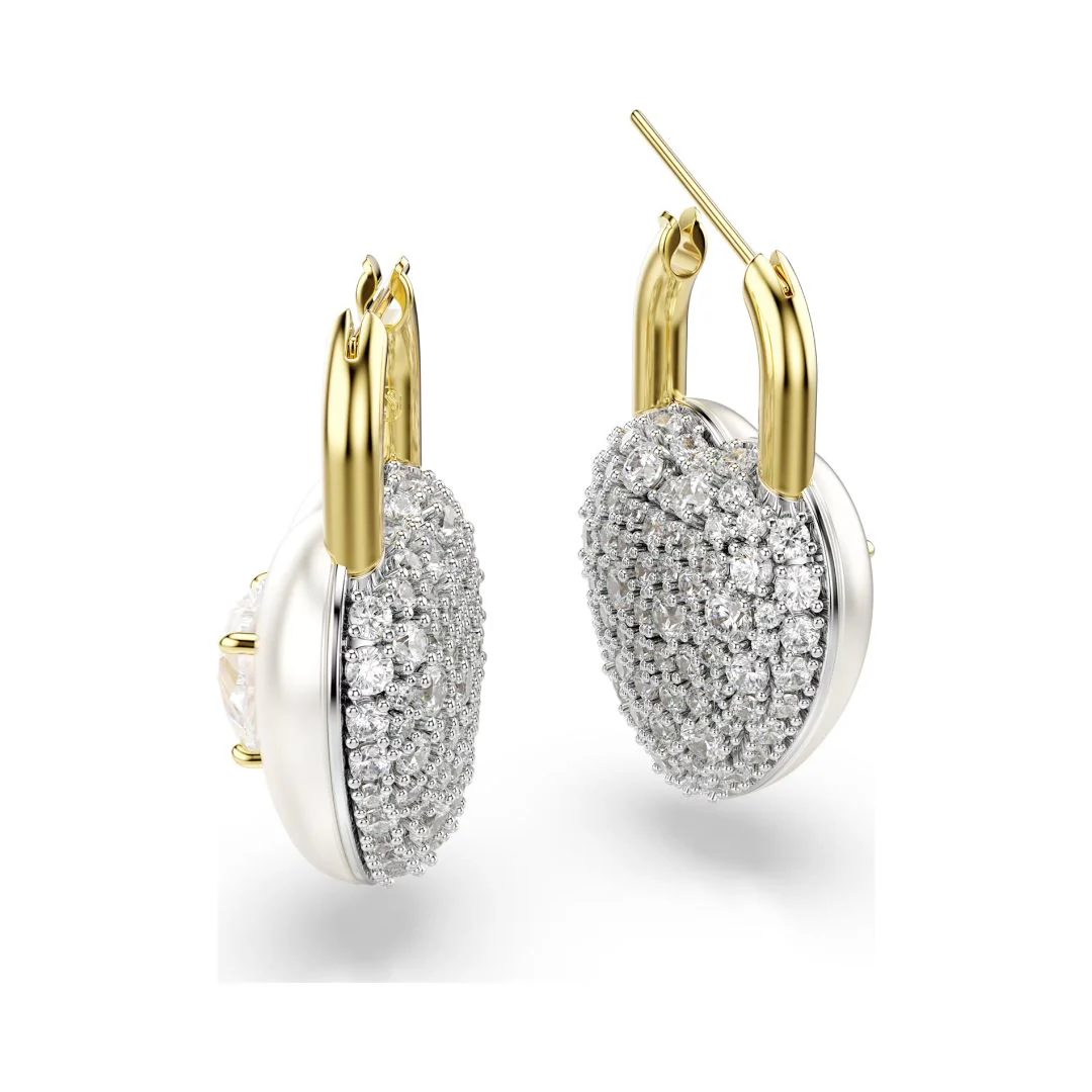 Swarovski Idyllia korvakorut, keltakullattu ja kirkkaat zirkonit, 5737297 - Image 6
