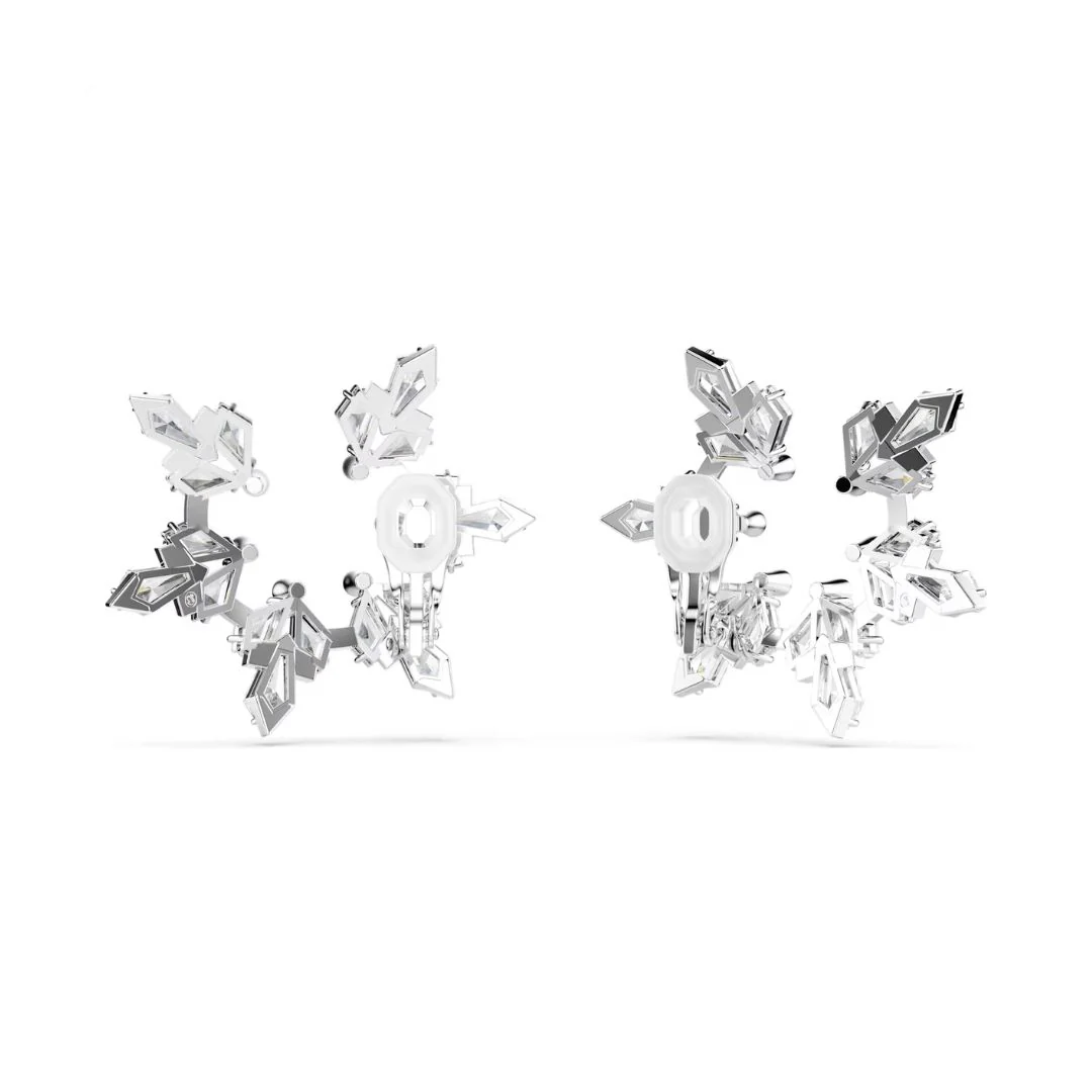 Swarovski Idyllia Clip korvakorut, vaalea metalli ja kirkkaat kristallit, 5692641 - Image 3