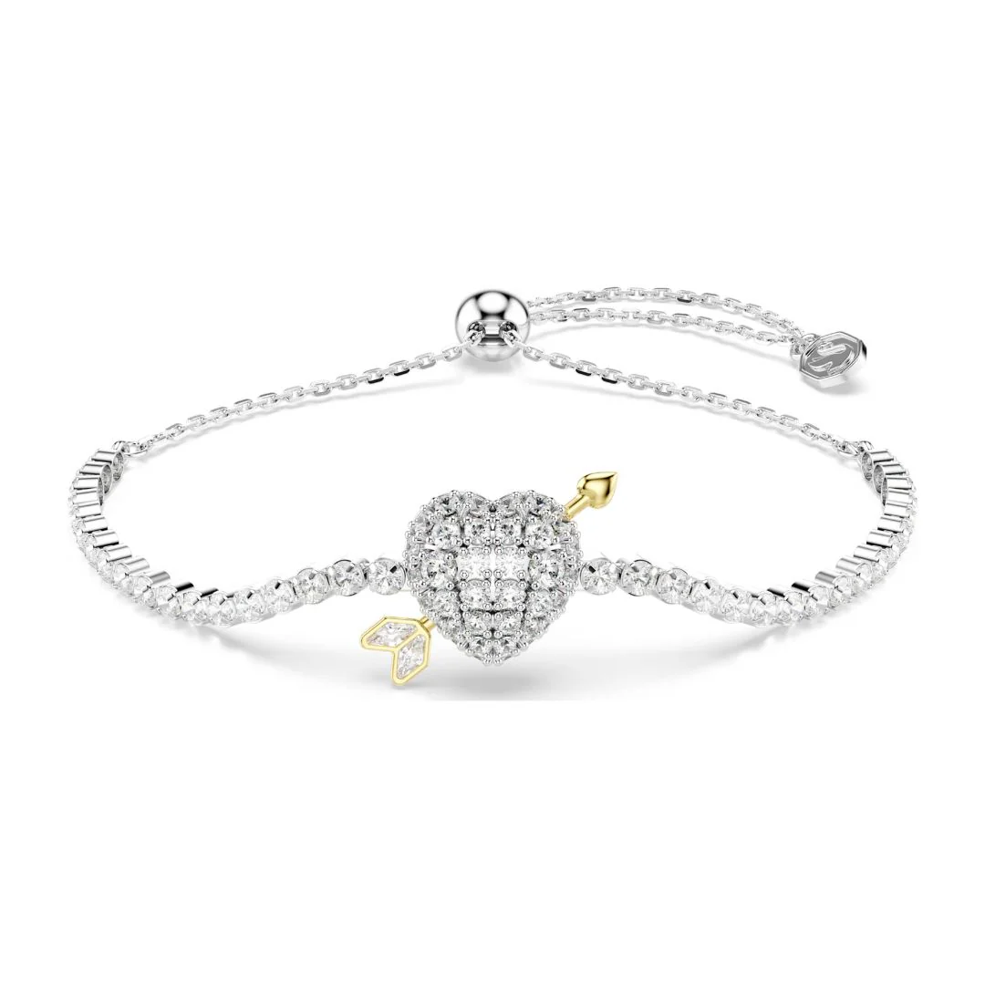 Swarovski Idyllia rannekoru, keltakullattu ja kirkkaat zirkonit, 5742022