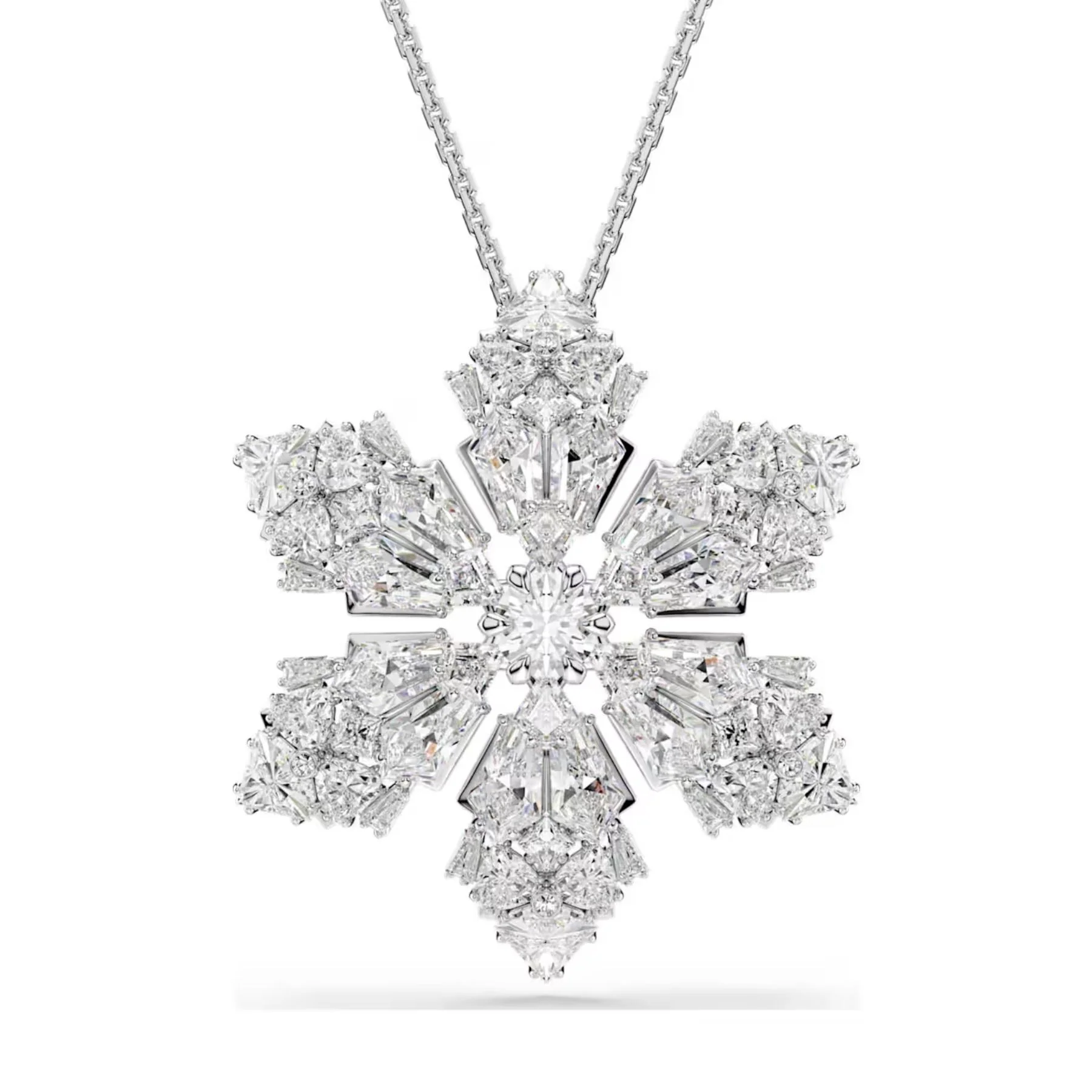 Swarovski Idyllia riipus/rintakoru, vaalea metalli ja kirkkaat kristallit, 5754685