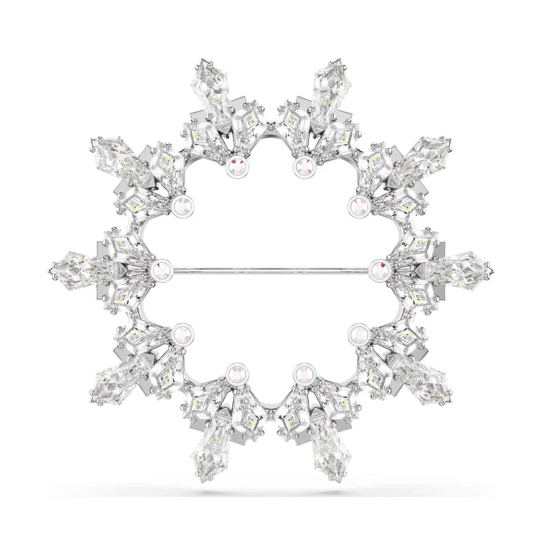 Swarovski Idyllia rintakoru, vaalea metalli ja kirkkaat kristallit 5705397