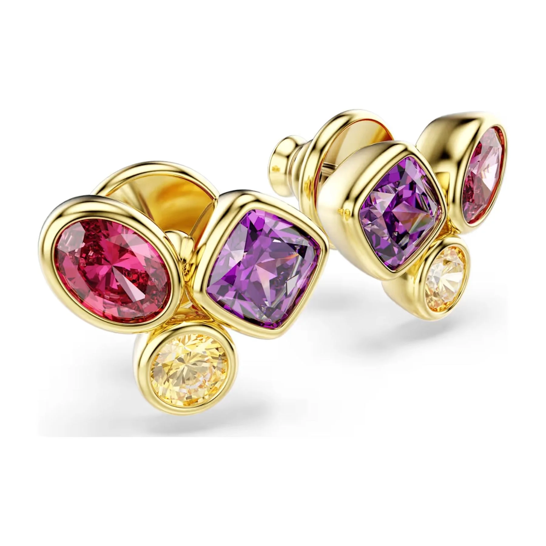 Swarovski Imber korvakorut, keltakullattu ja eriväriset zirkonit, 5760019 - Image 3