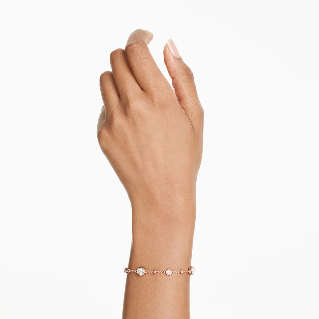 Swarovski Imber rannekoru, ruusukullanväri ja kirkkaat kristallit, 5730677 - Image 3