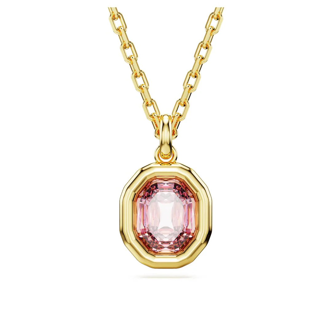 Swarovski Imber riipus, keltakullattu ja vaaleanpunainen kristalli, 5682531