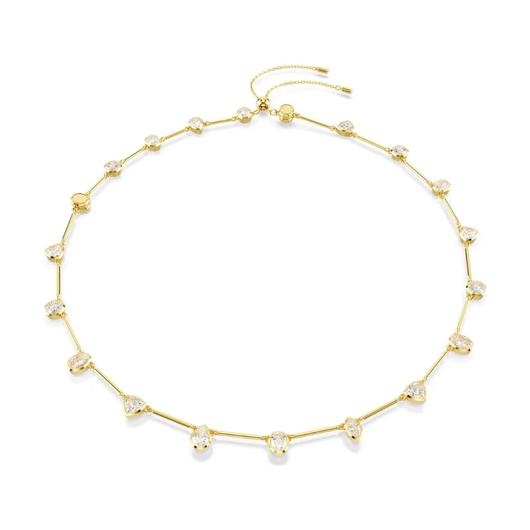 Swarovski Imber Tennis kaulakoru ja rannekoru -setti, keltakullattu ja kirkkaat kristallit, 5705481 - Image 2