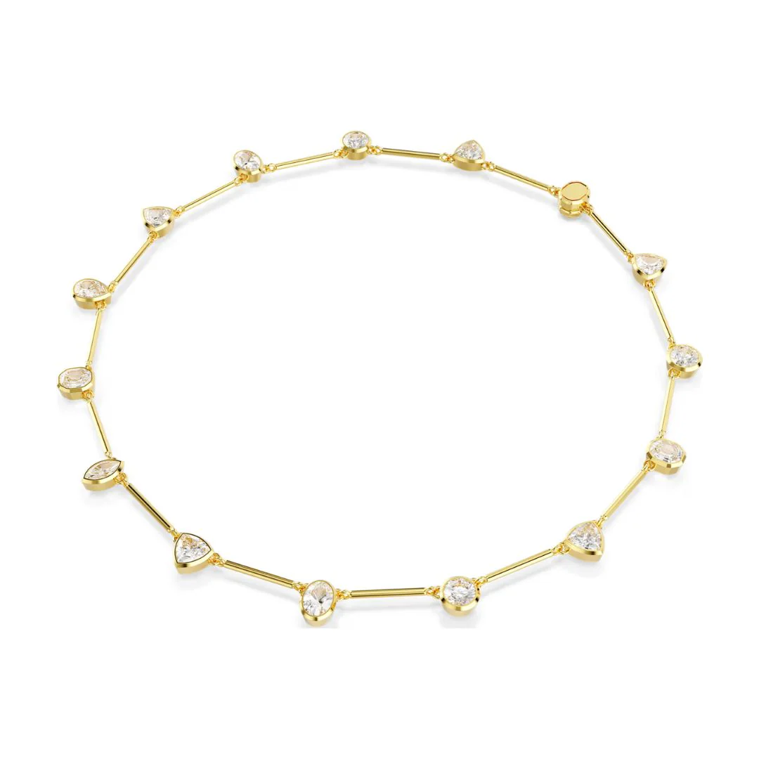 Swarovski Imber Tennis kaulakoru ja rannekoru -setti, keltakullattu ja kirkkaat kristallit, 5705481 - Image 5