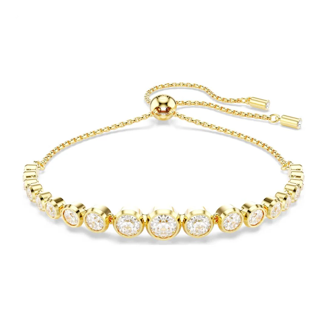 Swarovski Imber Tennis rannekoru, keltakullanväri ja kirkkaat kristallit, 5705450