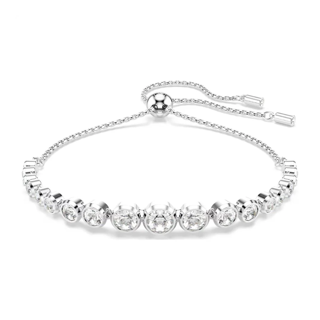 Swarovski Imber Tennis rannekoru, vaalea metalli ja kirkkaat kristallit, 5705451