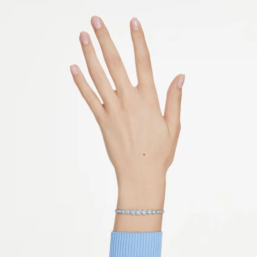 Swarovski Imber Tennis rannekoru, vaalea metalli ja siniset kristallit, 5719282 - Image 2
