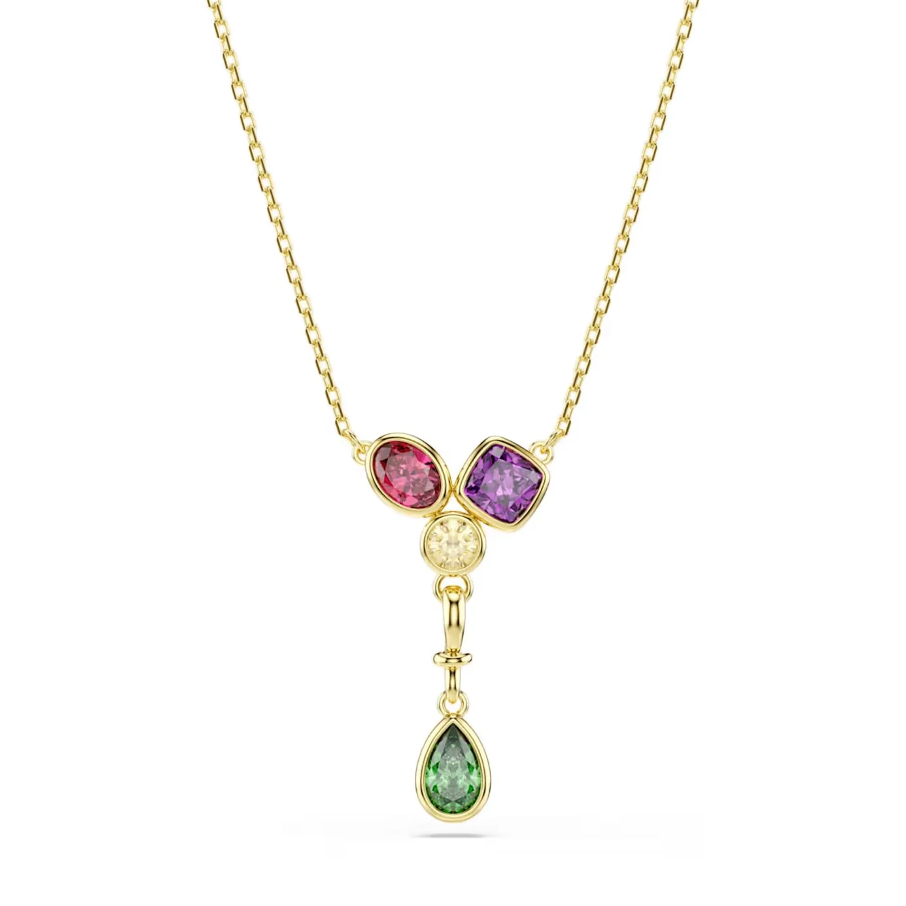 Swarovski Imber Y kaulakoru, keltakullattu ja eriväriset zirkonit, 5753261