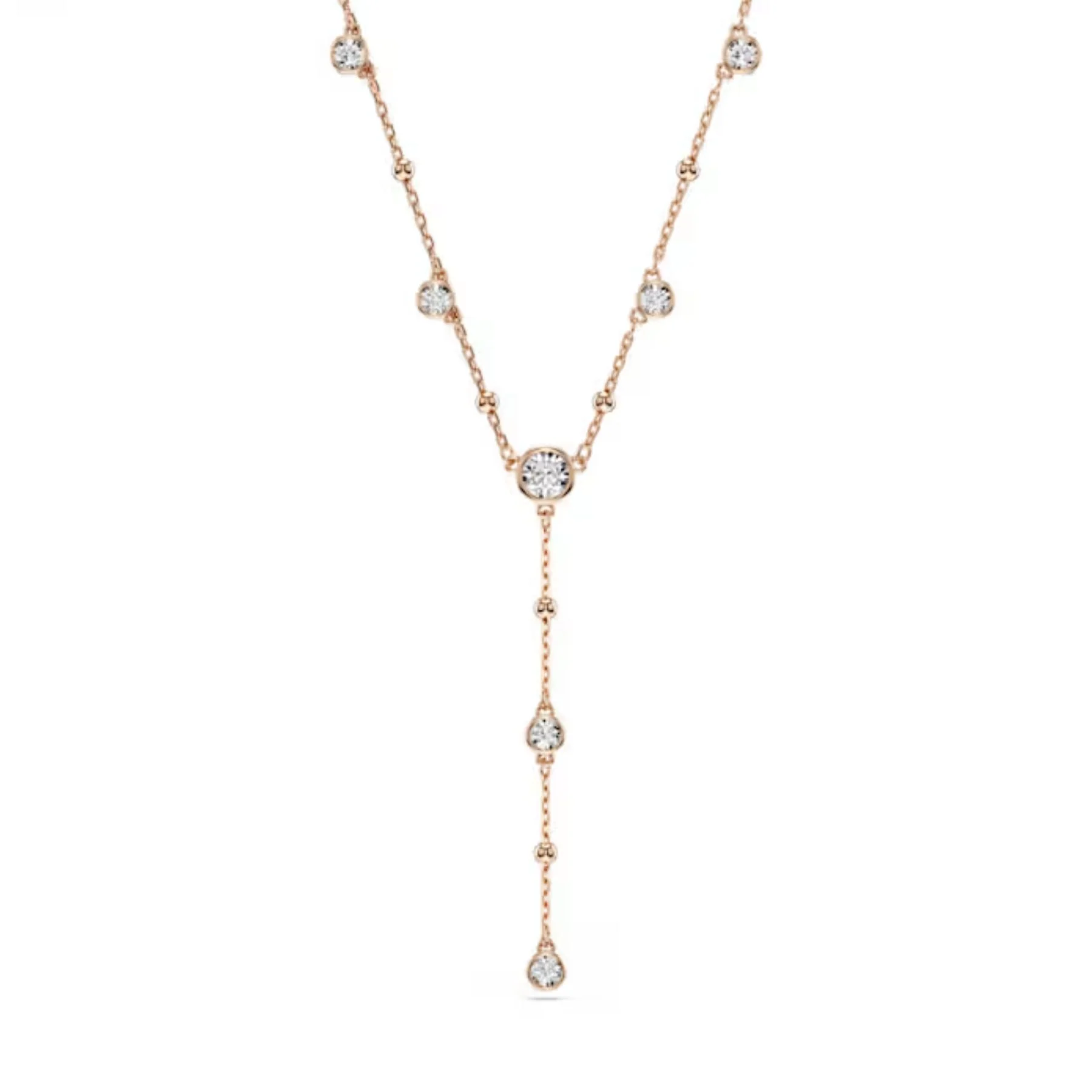 Swarovski Imber Y kaulakoru, rosekullattu ja kirkkaat kristallit, 5763813