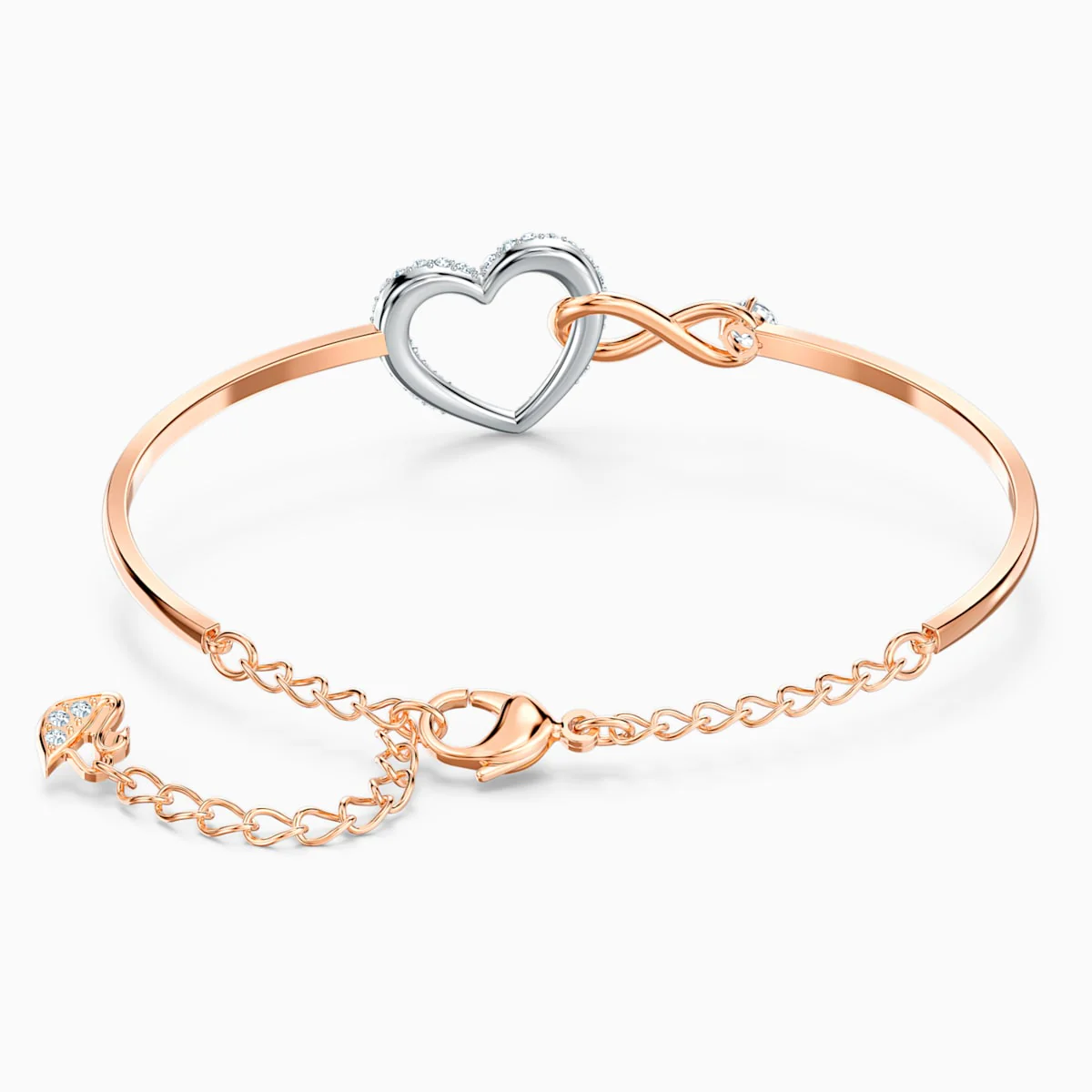 Swarovski Infinity Heart kristallirannekoru, kullanvärinen - Image 3