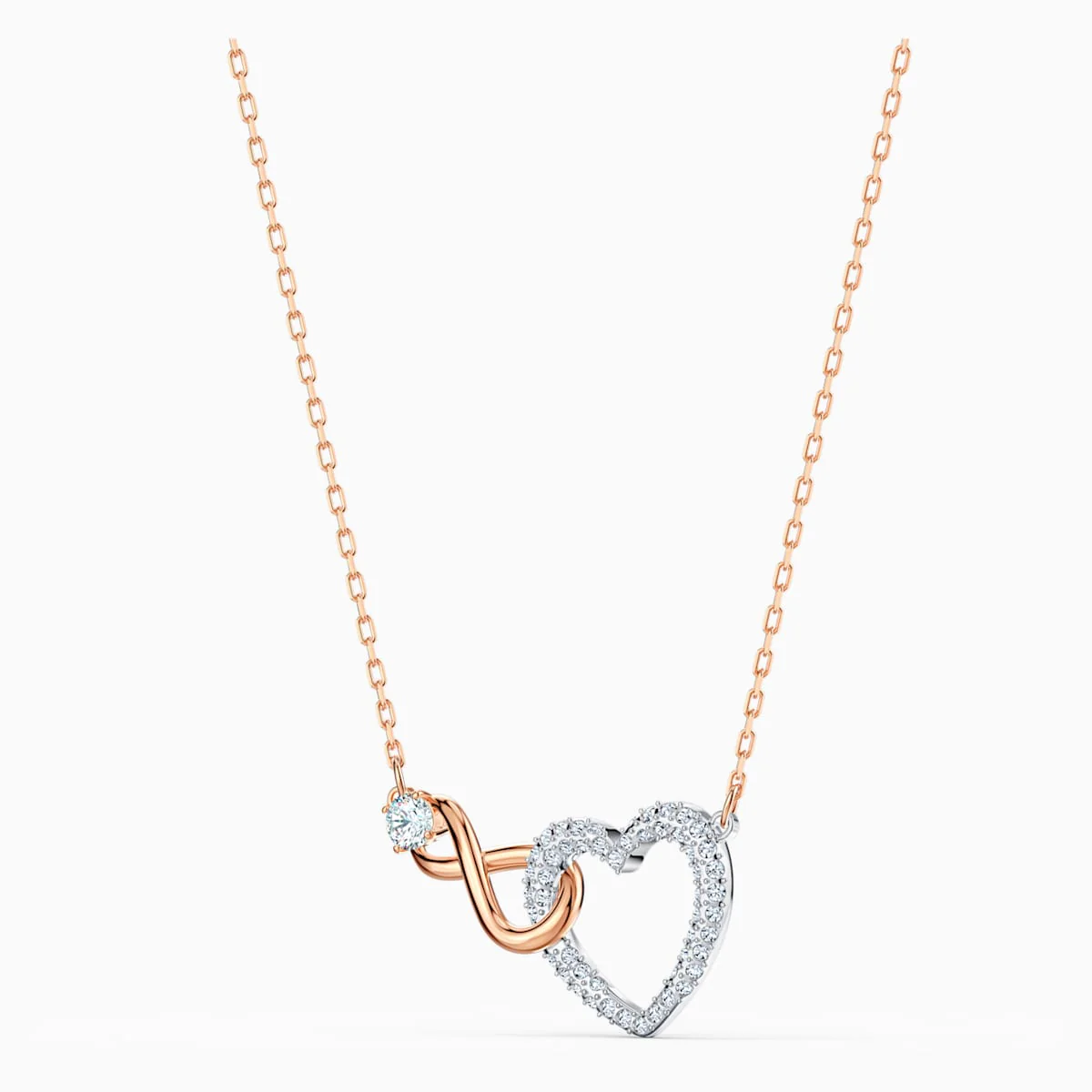 Swarovski Infinity kristalliriipus, rosekullan väri