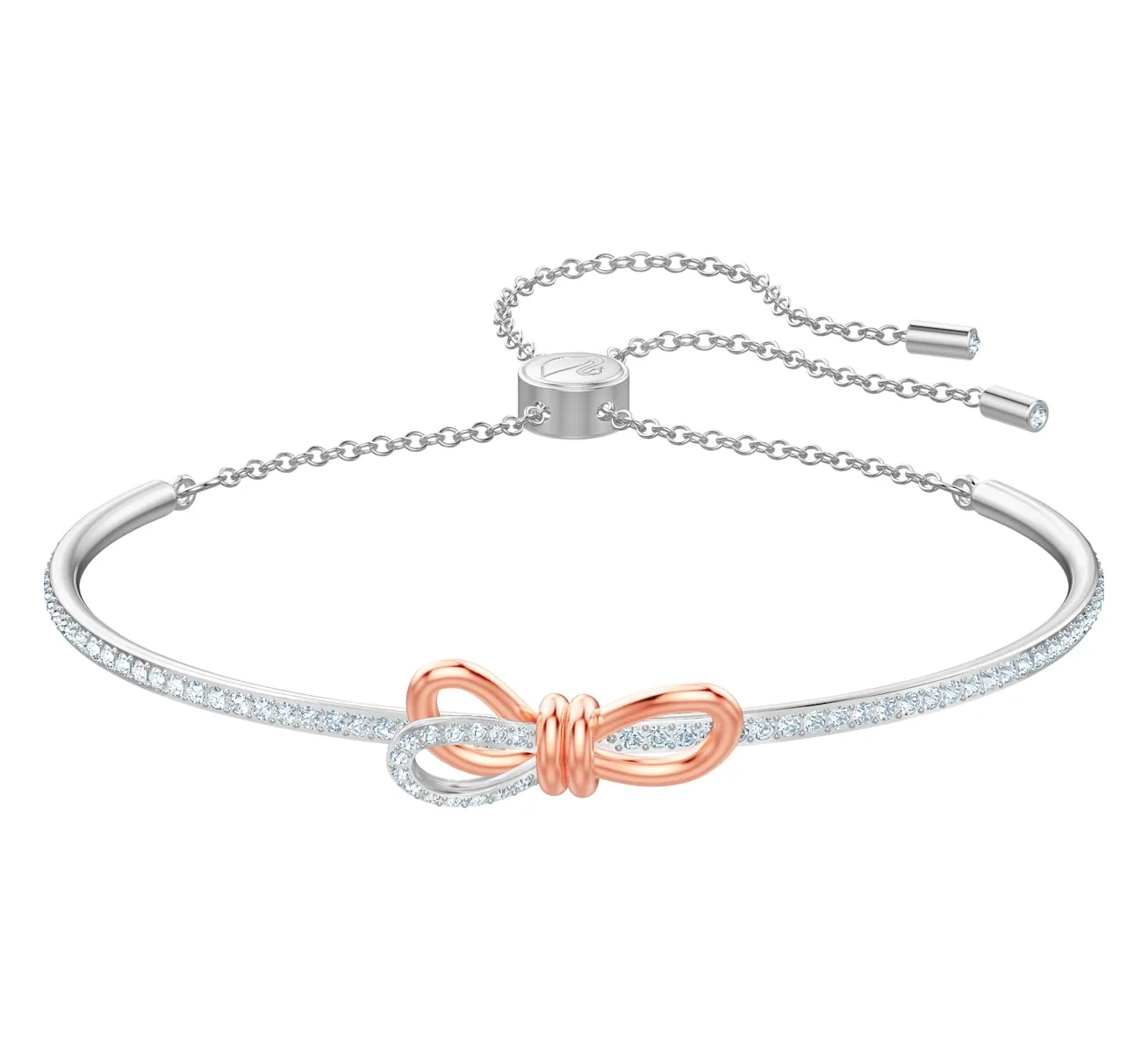 Swarovski Lifelong Bow kristallirannekoru, valkoinen