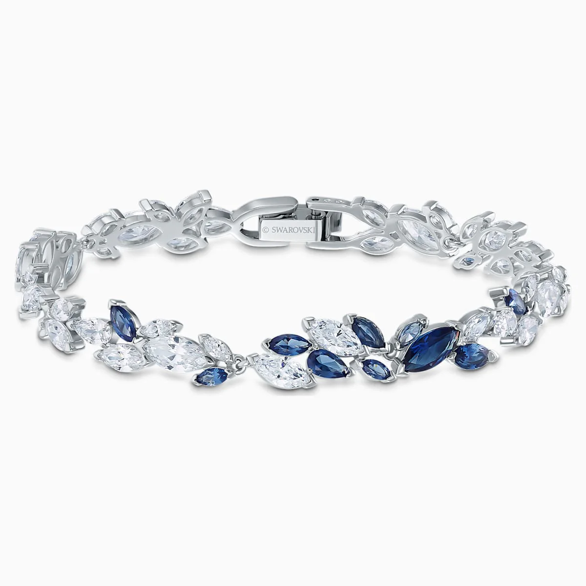 Swarovski Louison kristallirannekoru, kirkas ja sininen