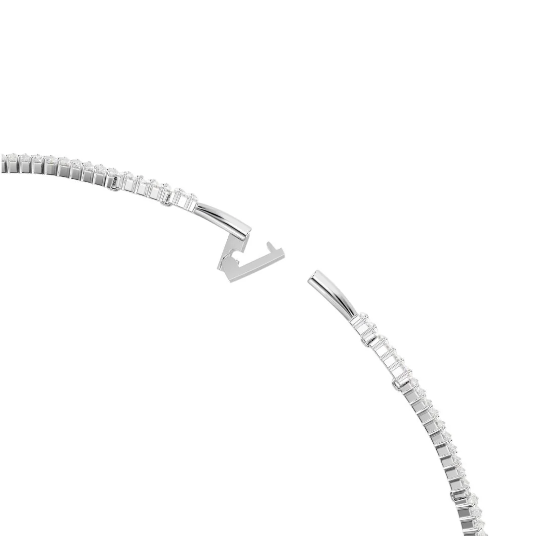 Swarovski Matrix Choker kaulakoru, vaalea metalli ja kirkkaat kristallit, 5727039 - Image 4