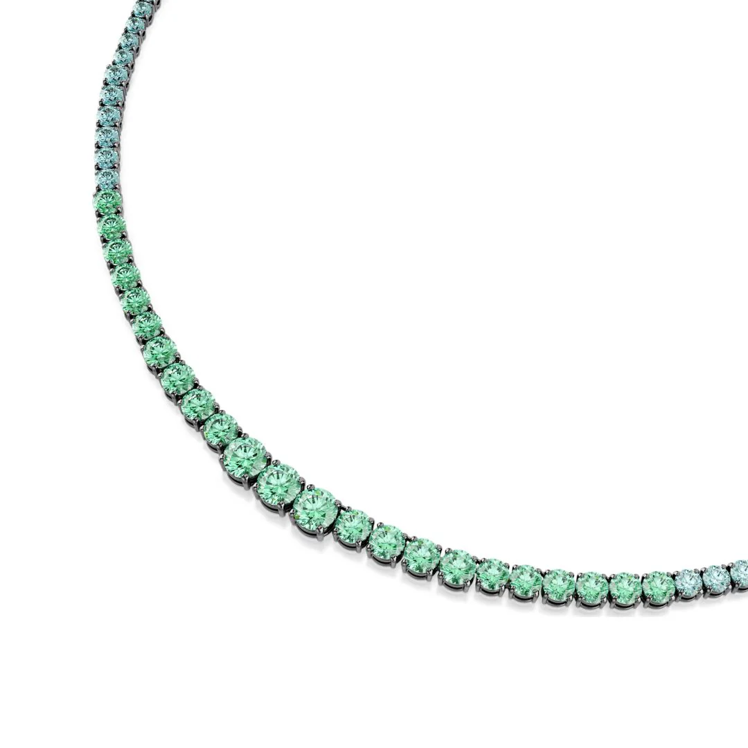 Swarovski Matrix kaulakoru, vihreät ja siniset zirkonit, 5751192 - Image 4