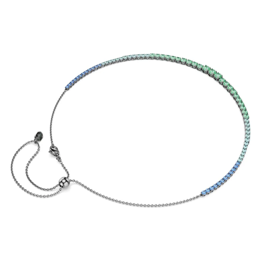 Swarovski Matrix kaulakoru, vihreät ja siniset zirkonit, 5751192 - Image 5
