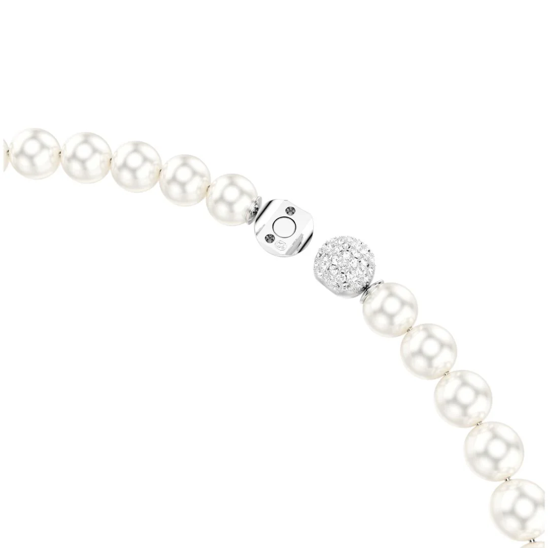 Swarovski Matrix kaulakoru, valkoiset helmet ja kirkkaat kristallit, 5747746 - Image 3