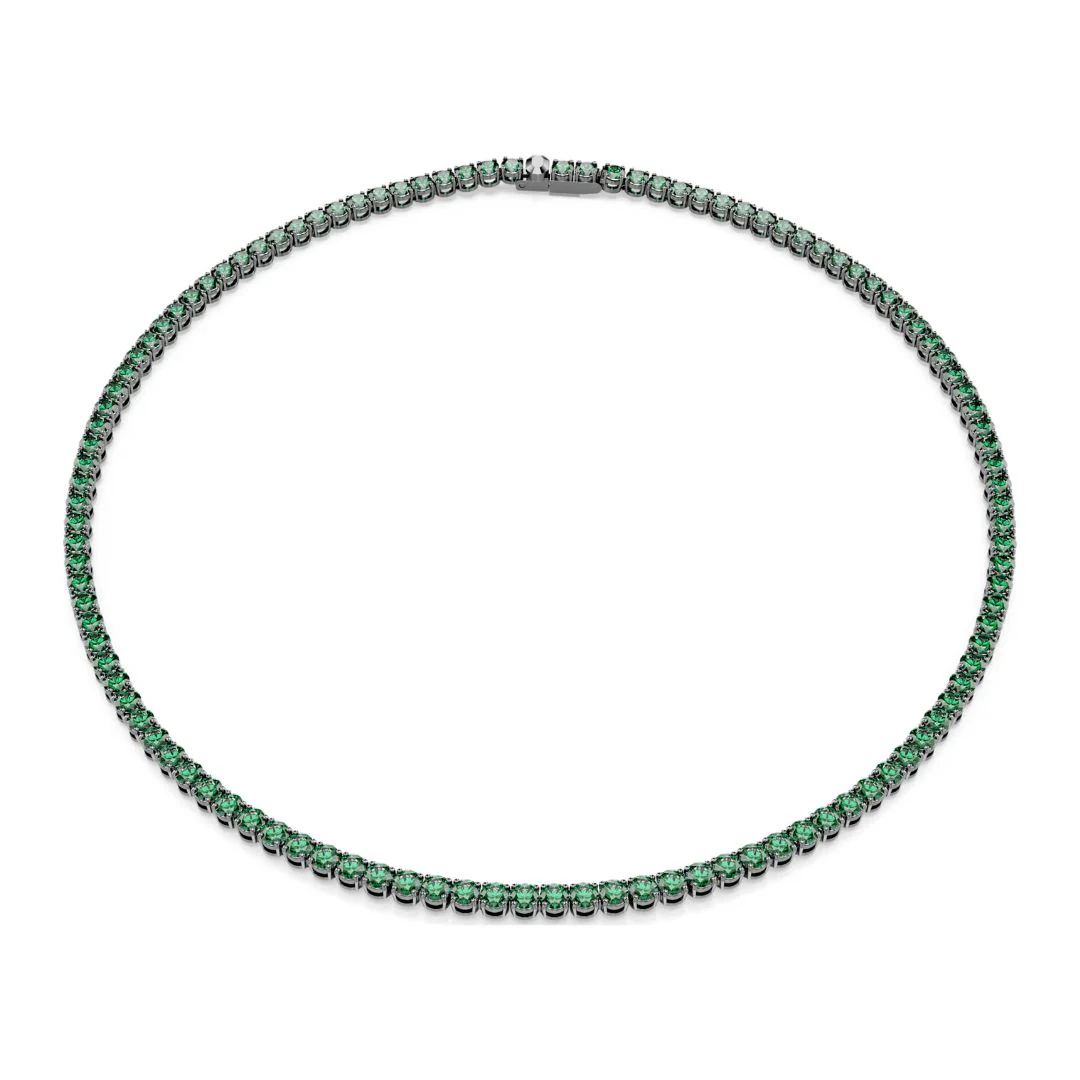 Swarovski Matrix kaulakoru, vihreät zirkonit