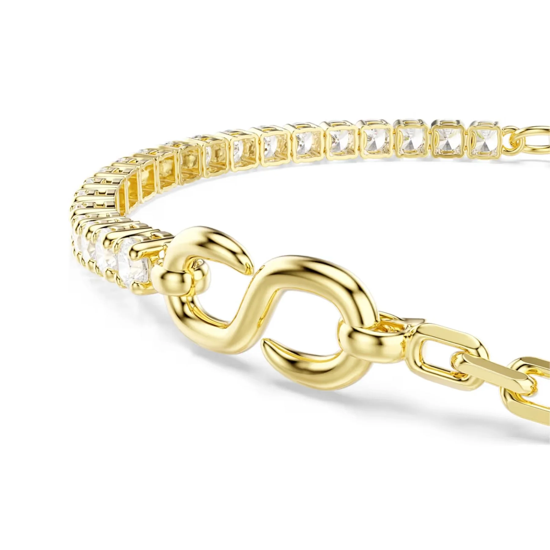 Swarovski Matrix rannekoru, keltakullattu ja kirkkaat zirkonit, 5753925 - Image 2