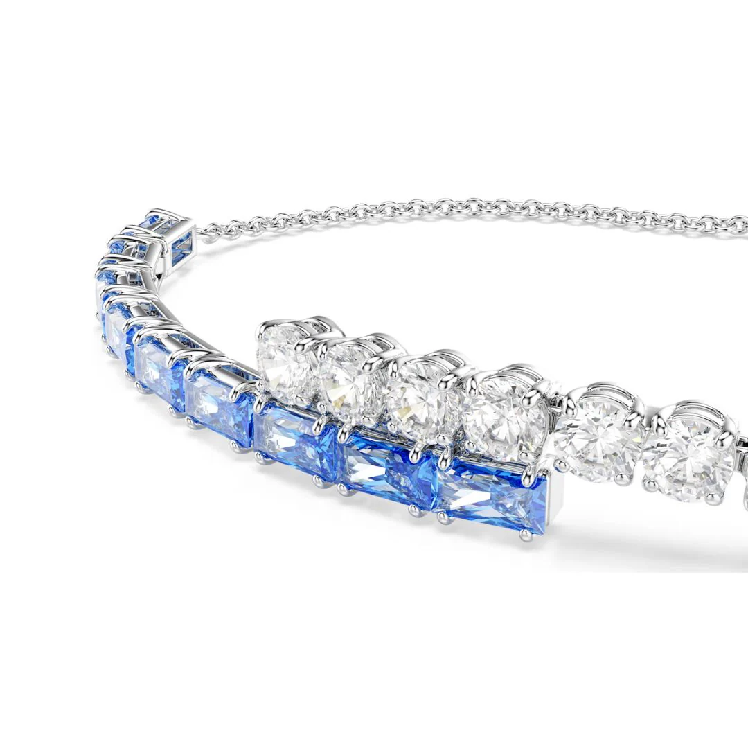 Swarovski Matrix rannekoru, siniset ja kirkkaat zirkonit, 5732266 - Image 4