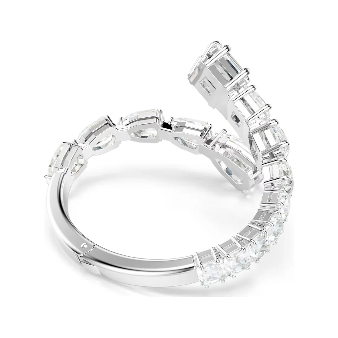 Swarovski Matrix rannekoru, vaalea metalli ja kirkkaat kristallit - Image 4