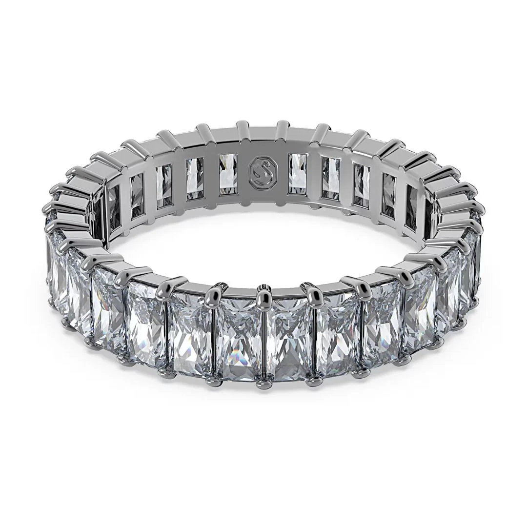 Swarovski Matrix sormus, tumma ja harmaat kristallit - Image 4