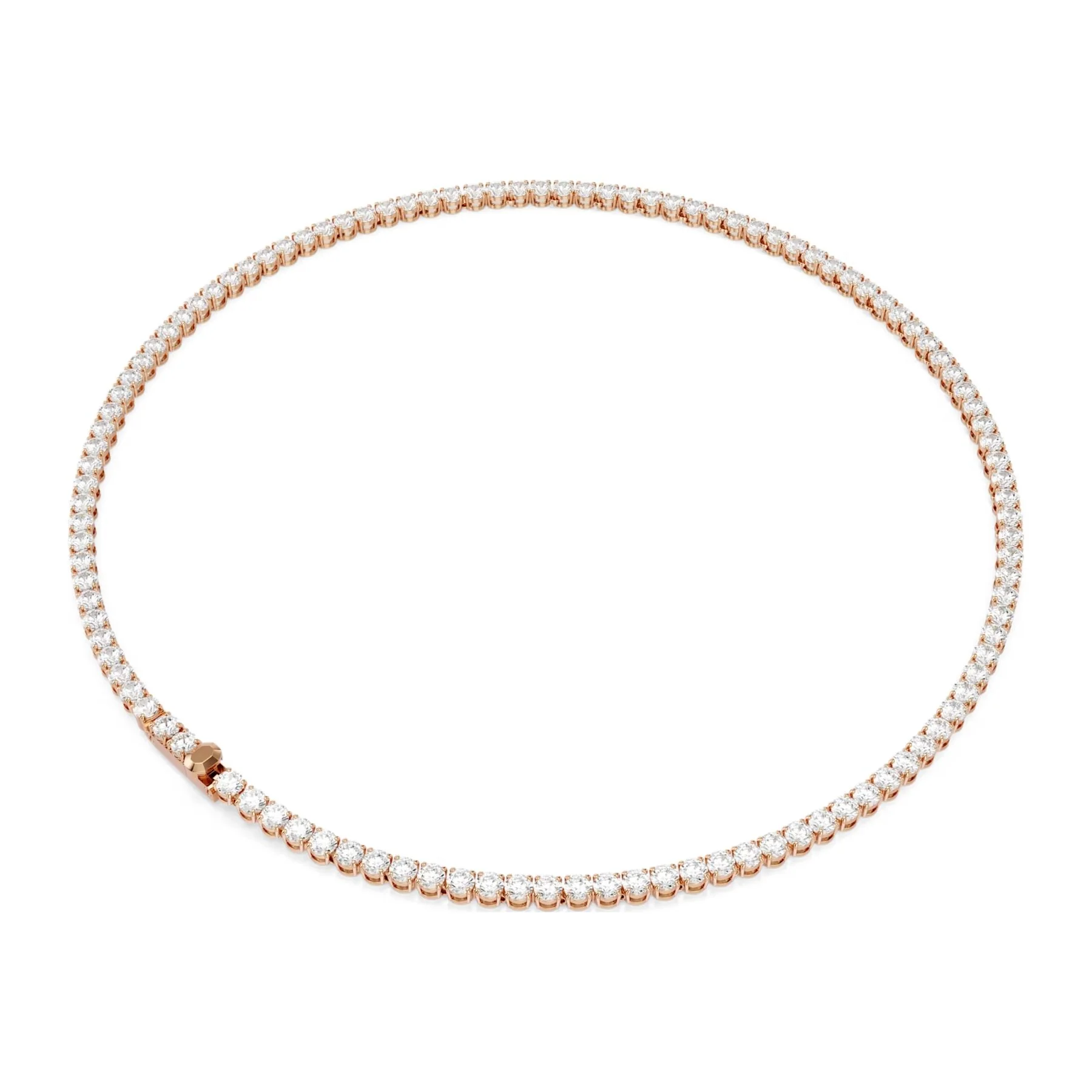 Swarovski Matrix Tennis kaulakoru, rosekullattu ja kirkkaat zirkonit, 5764194 - Image 2