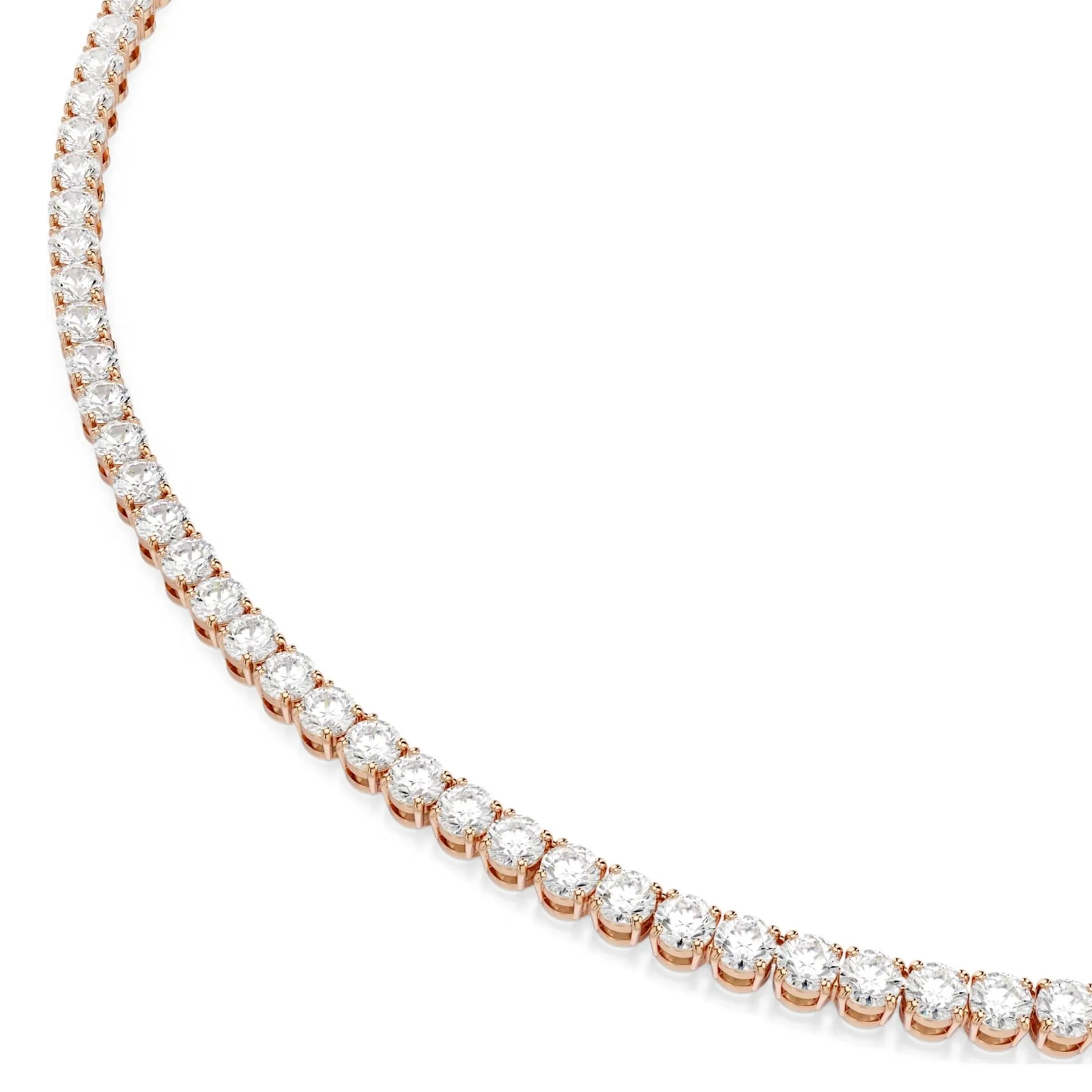 Swarovski Matrix Tennis kaulakoru, rosekullattu ja kirkkaat zirkonit, 5764194 - Image 4
