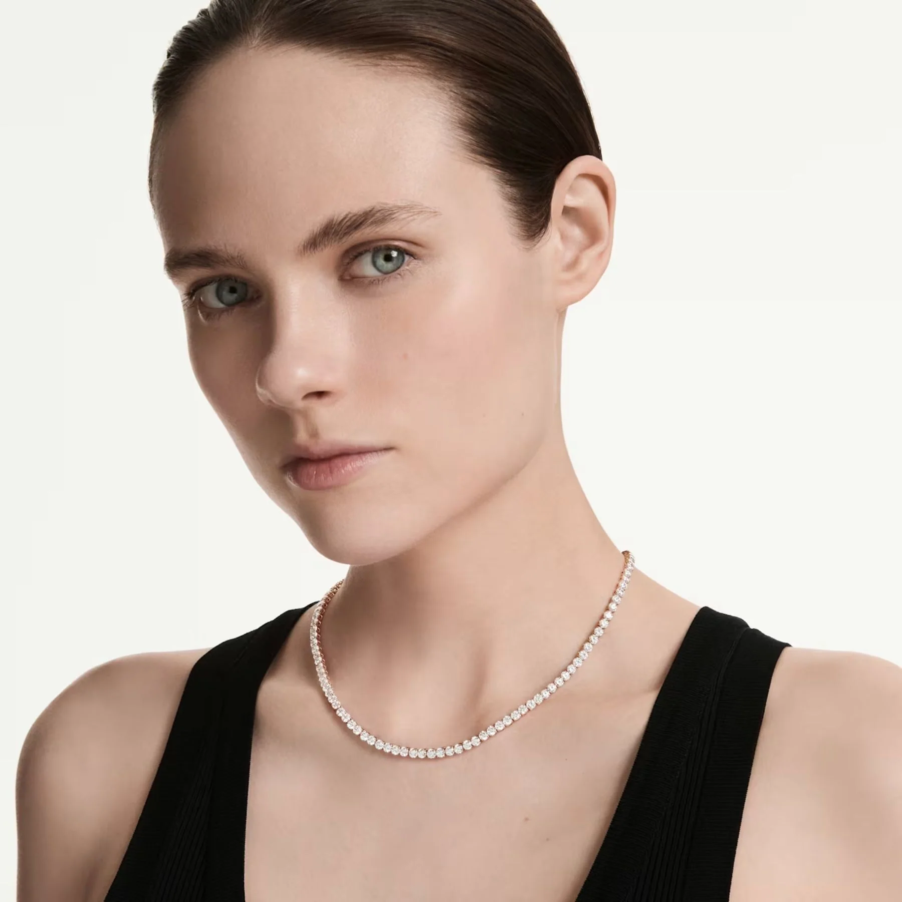 Swarovski Matrix Tennis kaulakoru, rosekullattu ja kirkkaat zirkonit, 5764194 - Image 5