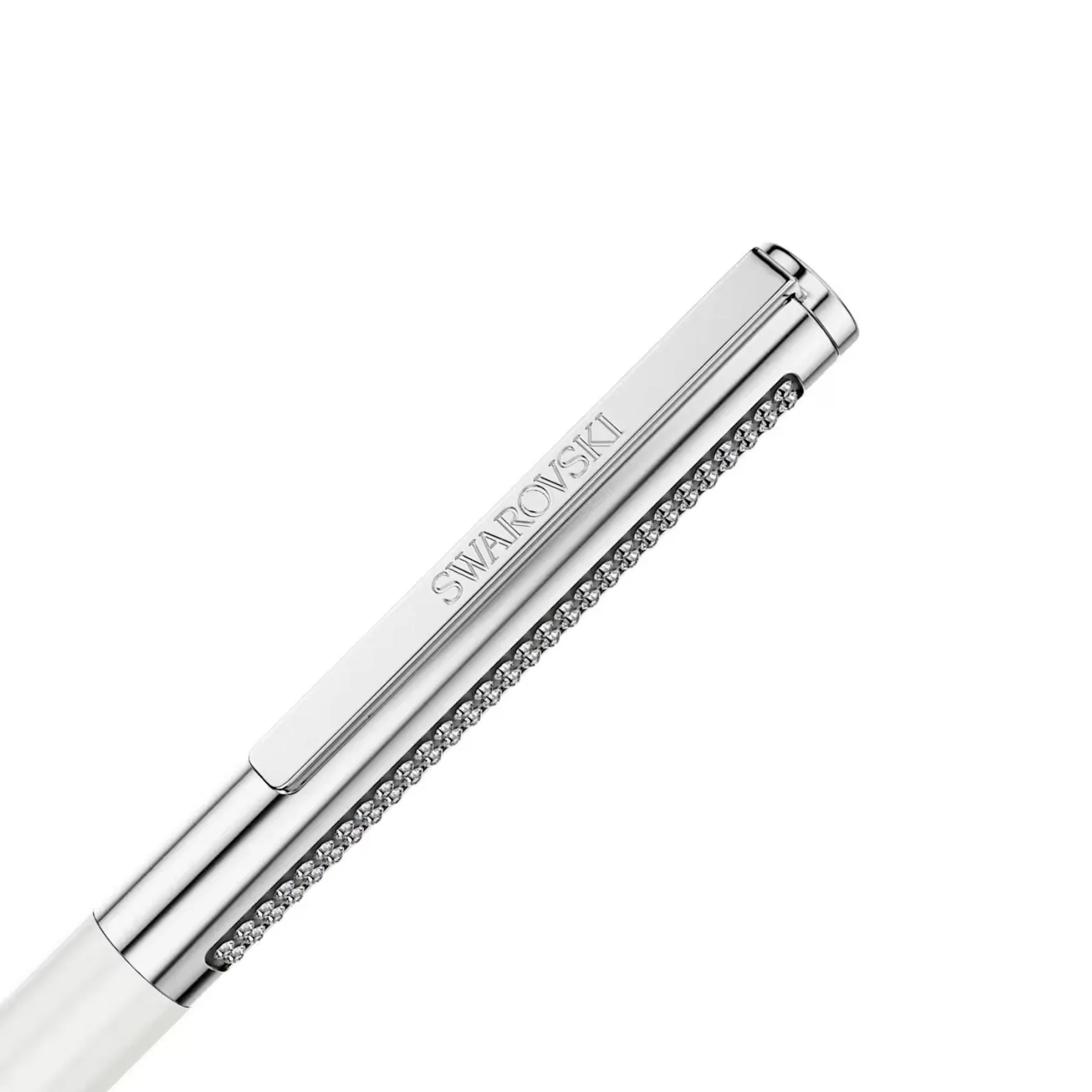 Swarovski Matrix Tennis kuulakärkikynä, valkoinen ja kromipinnoitettu, 5740679 - Image 3