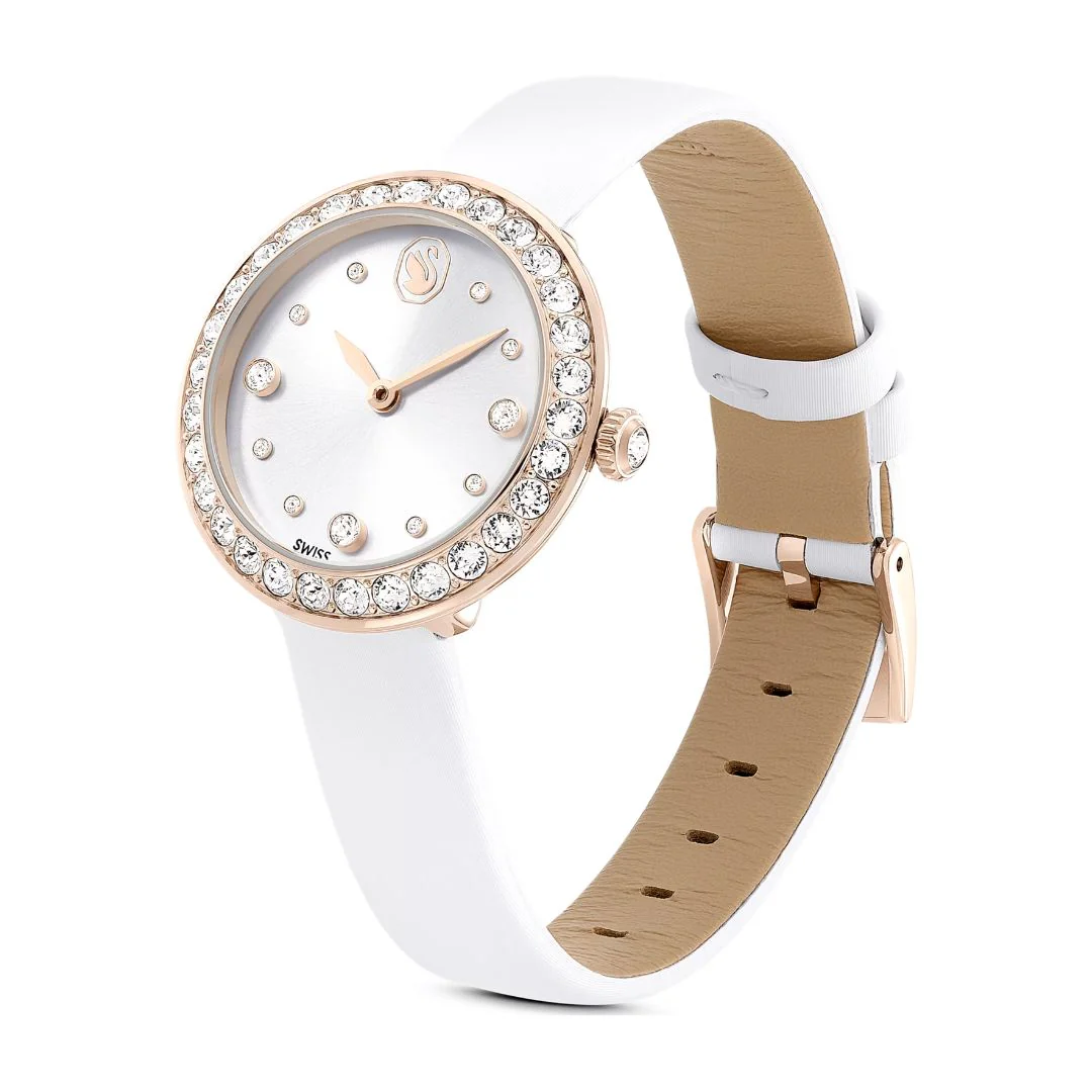 Swarovski Matrix tennis rannekello, samppanjakullanväri ja kirkkaat kristallit, 5710103 - Image 3