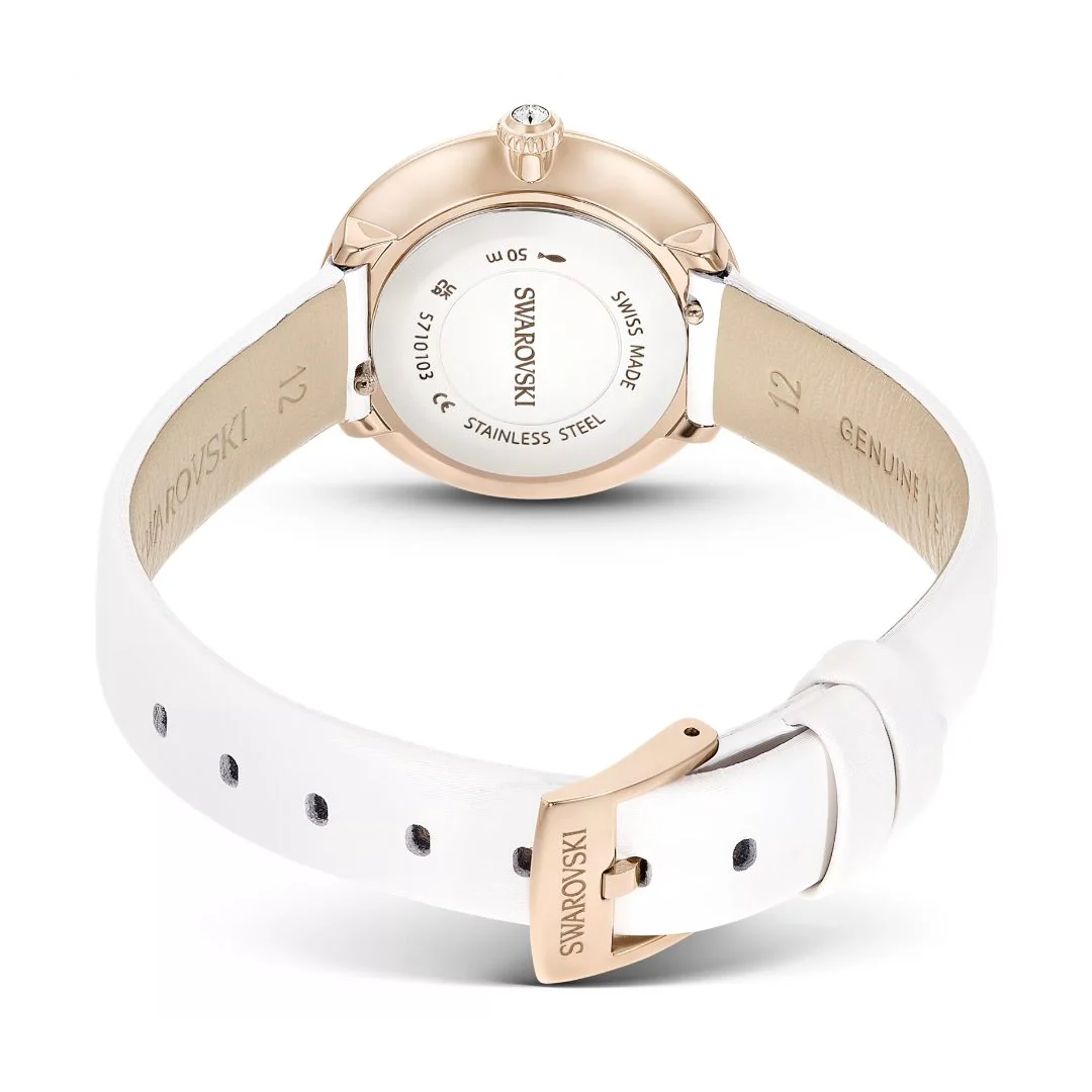 Swarovski Matrix tennis rannekello, samppanjakullanväri ja kirkkaat kristallit, 5710103 - Image 4