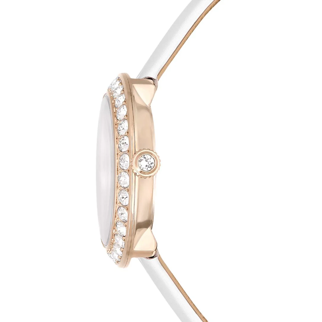 Swarovski Matrix tennis rannekello, samppanjakullanväri ja kirkkaat kristallit, 5710103 - Image 6