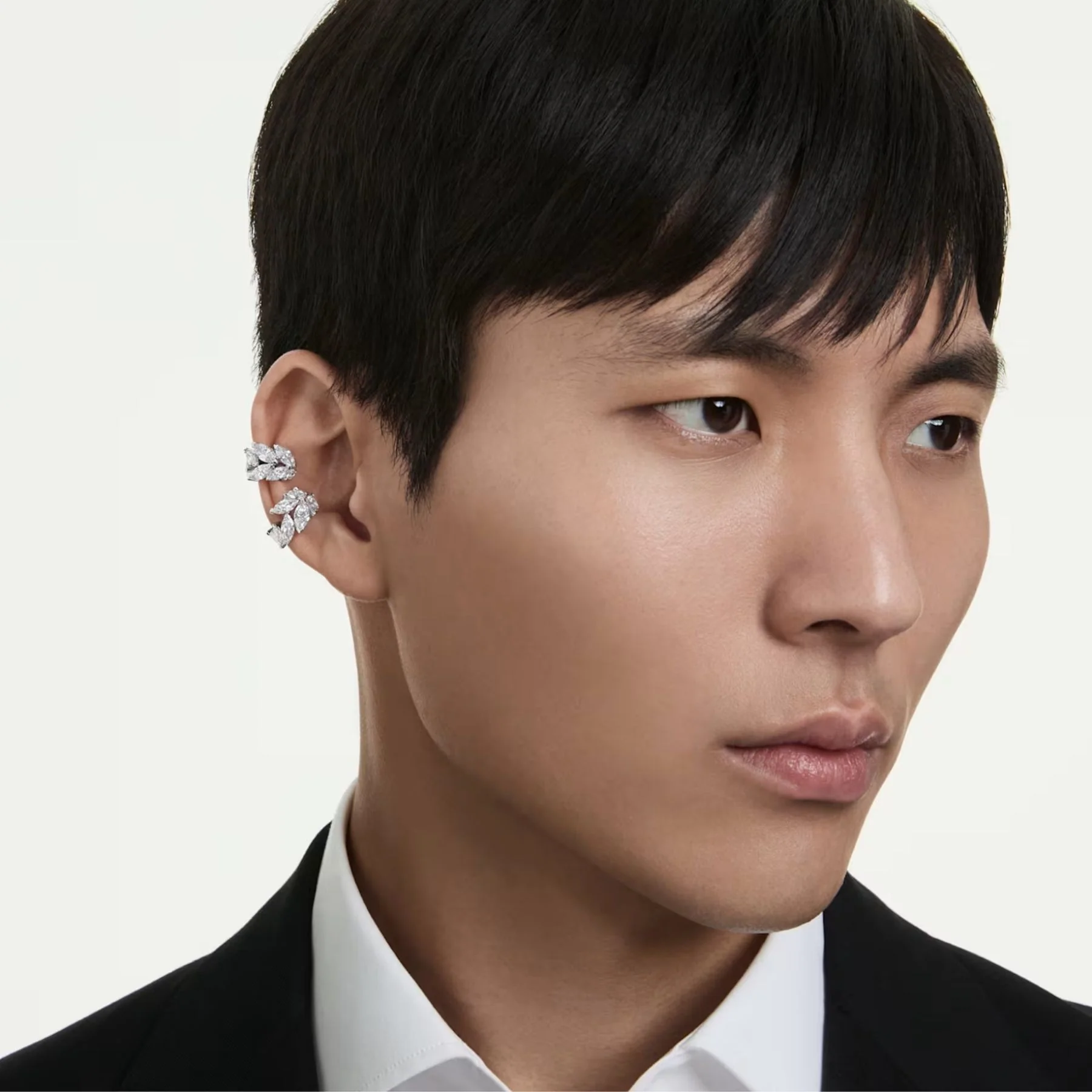 Swarovski Mesmera ear cuff -korvakorut, vaalea metalli ja kirkkaat zirkonit, 5747998 - Image 5