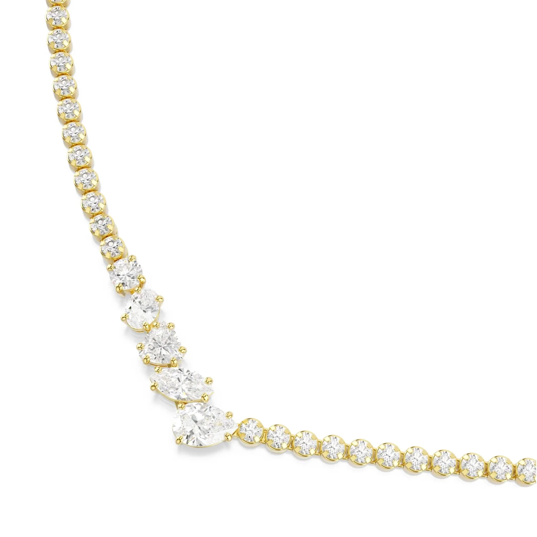 Swarovski Mesmera kaulakoru, keltakullattu ja kirkkaat zirkonit, 5747931 - Image 2