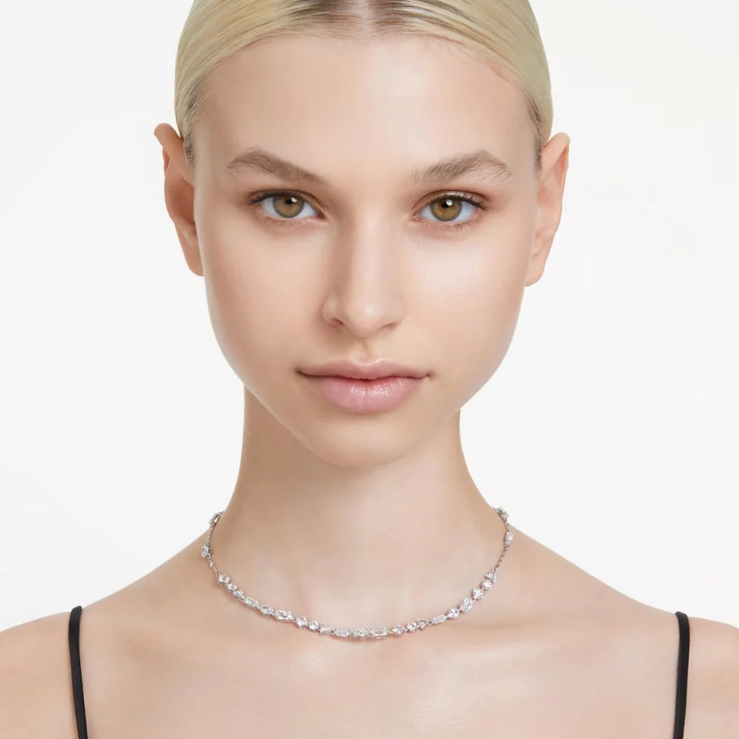 Swarovski Mesmera kaulakoru, vaalea metalli ja kirkkaat kristallit, 5676989 - Image 2