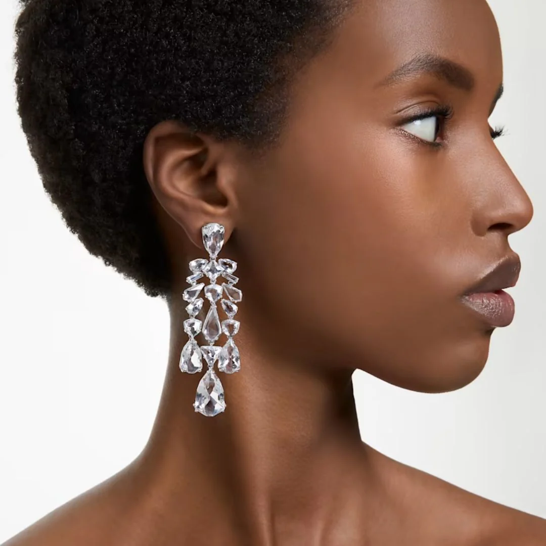 Swarovski Mesmera korvakorut, vaalea metalli ja kirkkaat kristallit 5661691 - Image 2