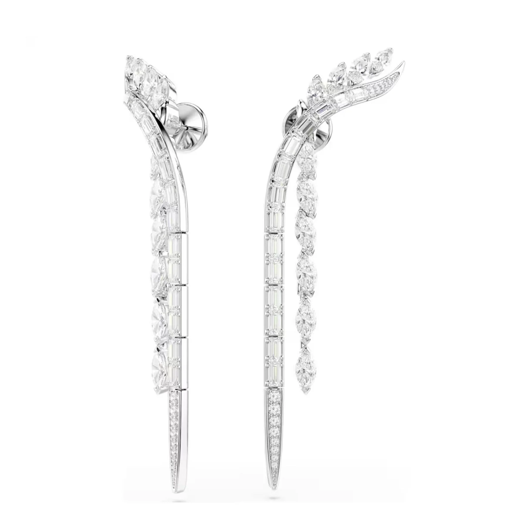 Swarovski Mesmera korvakorut, vaalea metalli ja kirkkaat zirkonit, 5753675 - Image 3