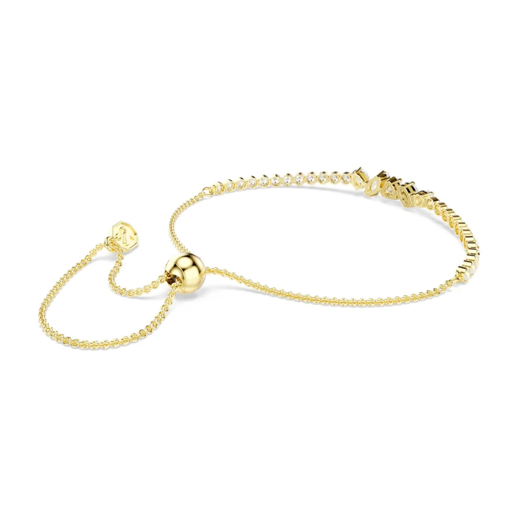 Swarovski Mesmera rannekoru, keltakullattu ja kirkkaat zirkonit, 5747939 - Image 3