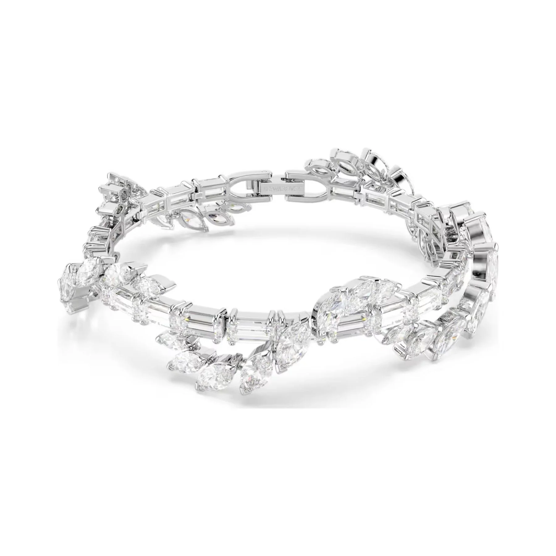 Swarovski Mesmera rannekoru, vaalea metalli ja kirkkaat zirkoniat, 5754818
