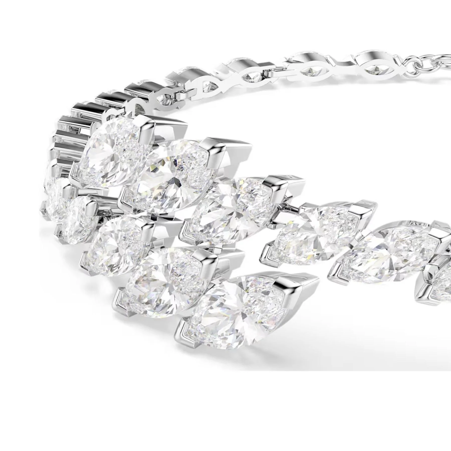 Swarovski Mesmera rannekoru, vaalea metalli ja kirkkaat zirkonit, 5748014 - Image 2