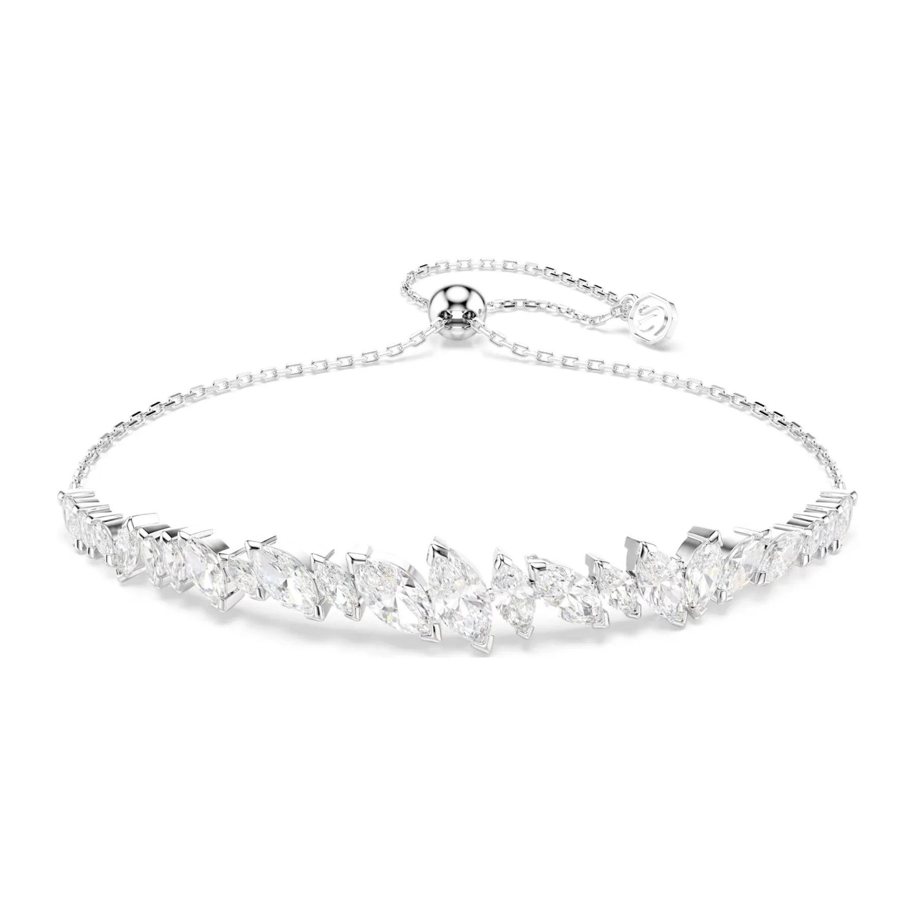Swarovski Mesmera rannekoru, vaalea metalli ja kirkkaat zirkonit, 5748650