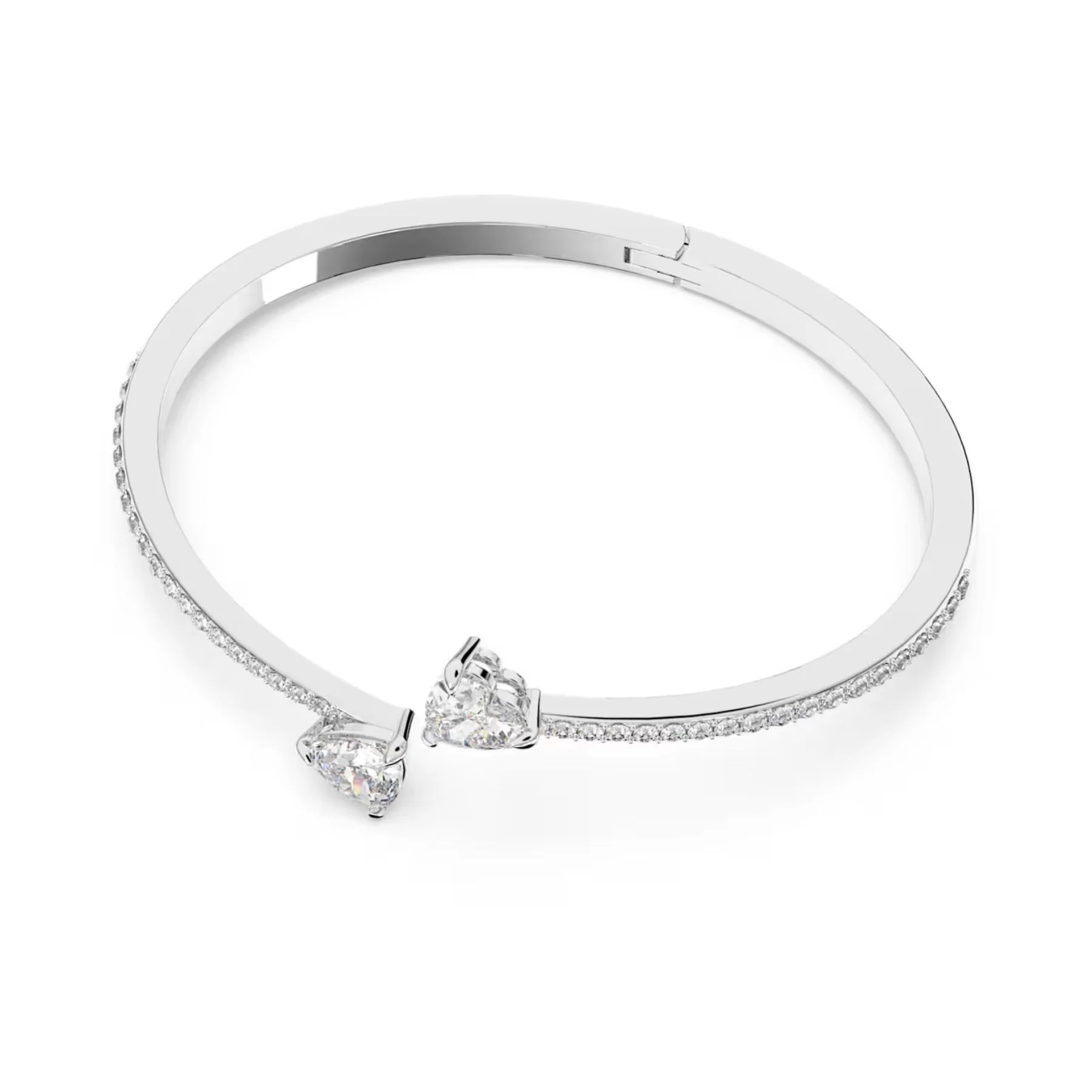 Swarovski Mesmera rannerengas, vaalea metalli ja kirkkaat kristallit - Image 4