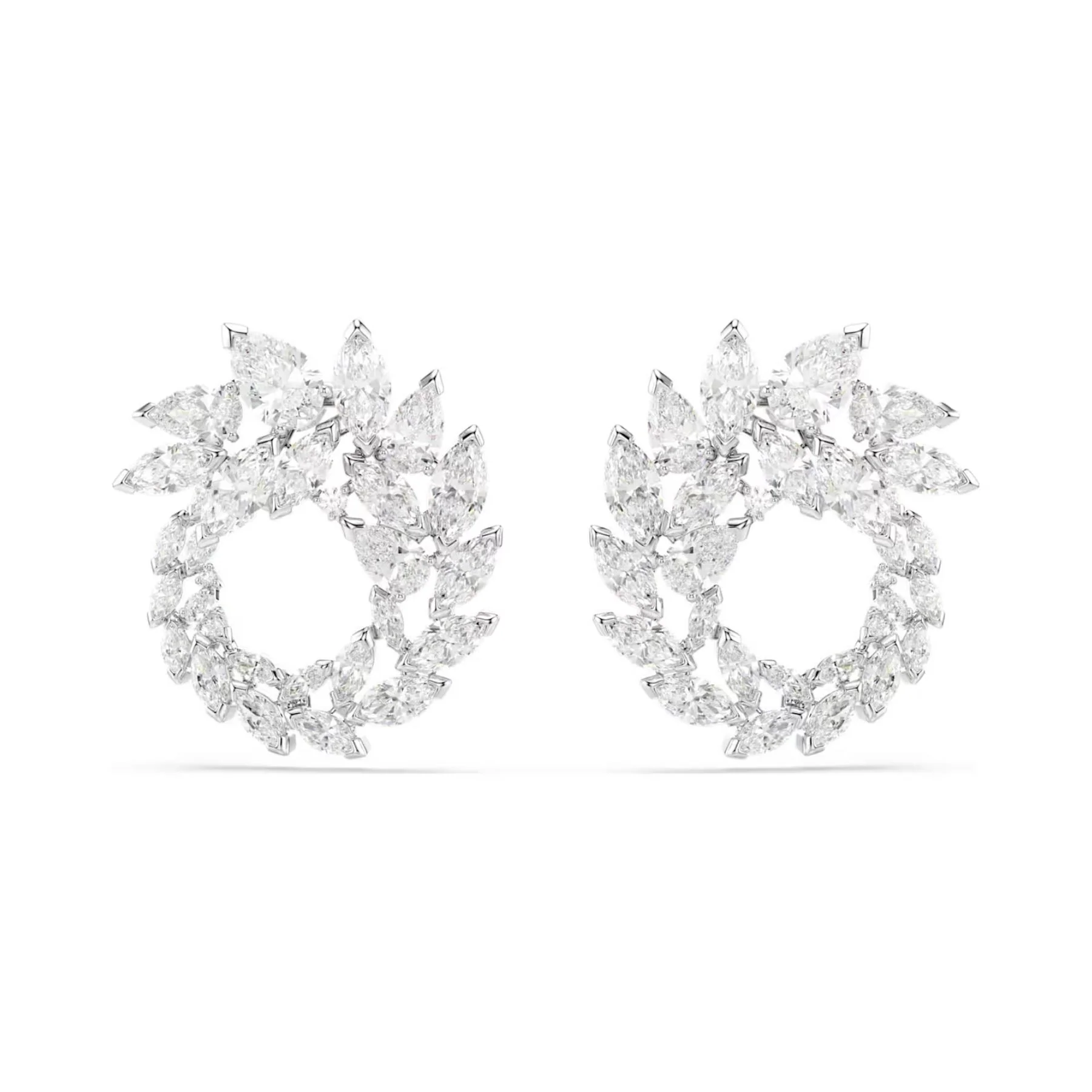 Swarovski Mesmera rengaskorvakorut, vaalea metalli ja kirkkaat zirkonit, 5748008
