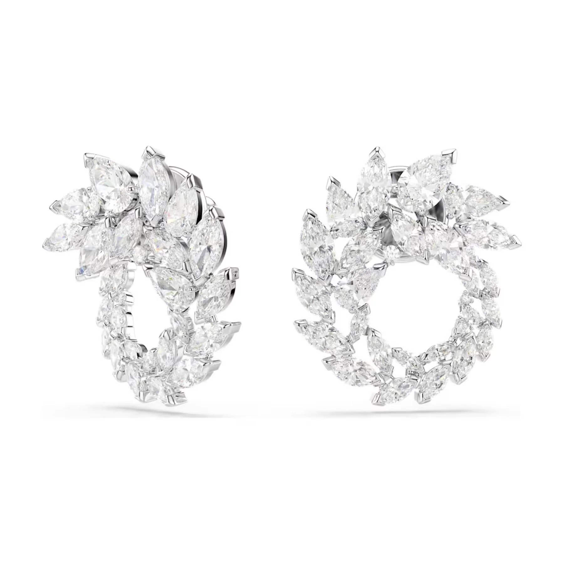 Swarovski Mesmera rengaskorvakorut, vaalea metalli ja kirkkaat zirkonit, 5748008 - Image 3