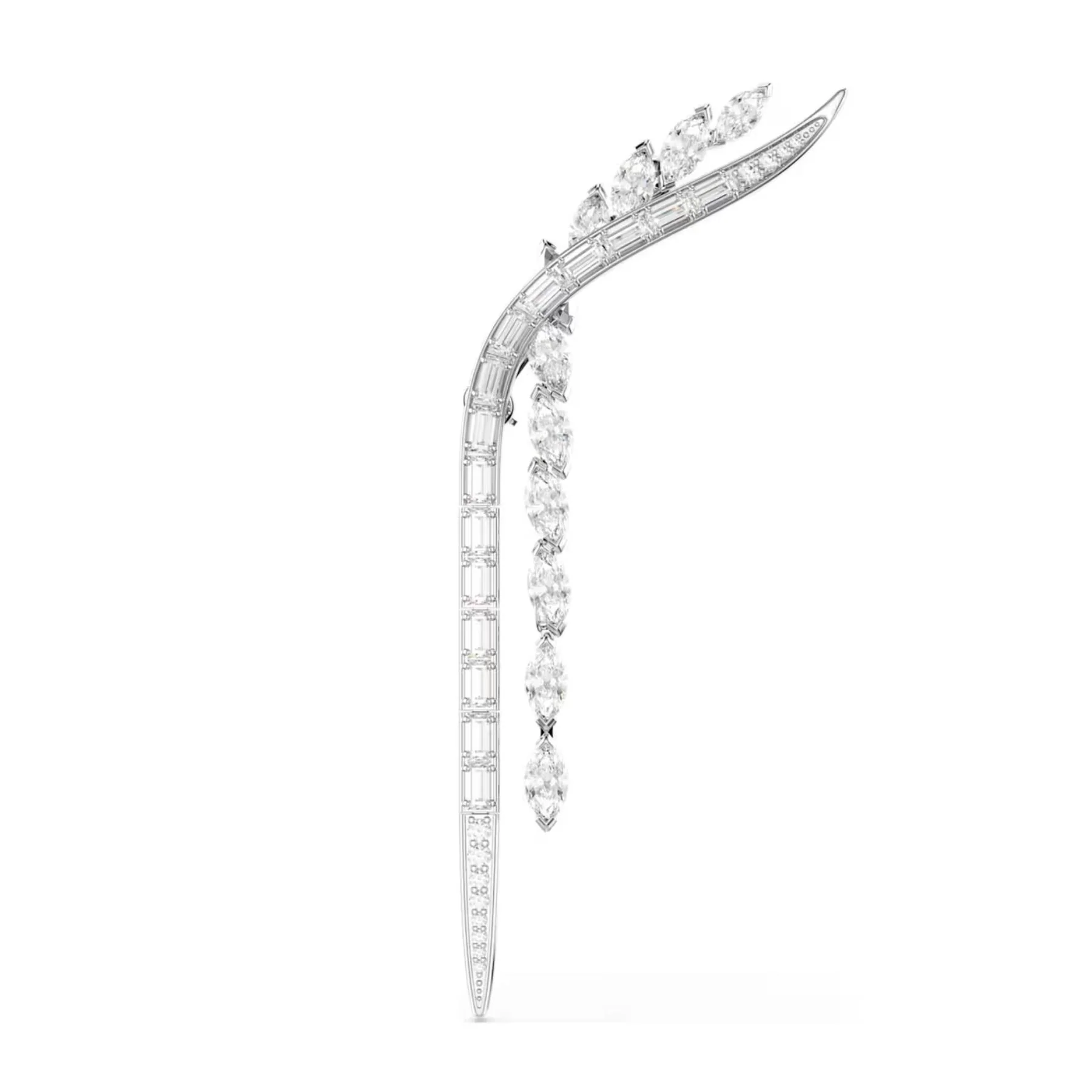 Swarovski Mesmera rintakoru, vaalea metalli ja kirkkaat zirkonit, 5761004 - Image 3