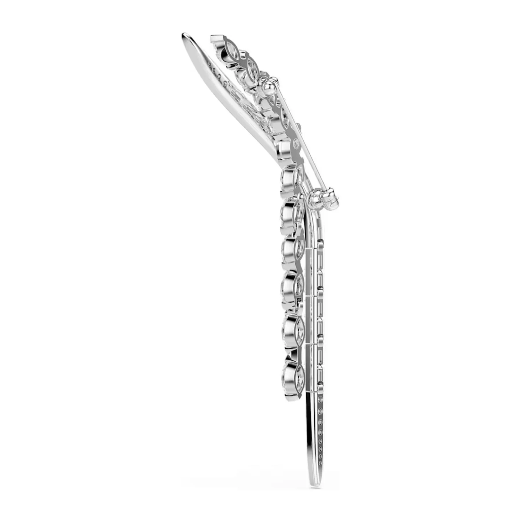 Swarovski Mesmera rintakoru, vaalea metalli ja kirkkaat zirkonit, 5761004 - Image 4