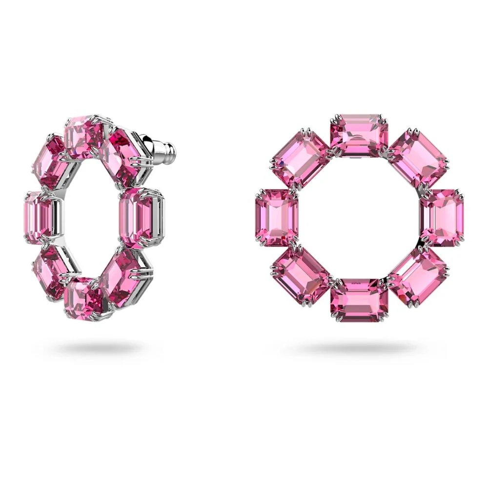 Swarovski Millenia Circle korvakorut pinkeillä kristalleilla, 5614296